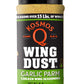 Kosmos Q Garlic Parmesan Wing Dust - 5 Oz Bag For Wings, Popcorn & More - Dry Bbq Rub With Real Garlic & Parmesan Cheese For Sav