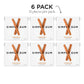 Simply Gum | Cinnamon | Plant- Based Chewing Gum | Pack Of Six (90 Pieces Total) | Synthetic Free + Aspartame Free + Non Gmo