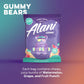 Alani Gummis Gummy Bears Low Sugar Gummy Candy (2G) | 80 Calories per Bag | On-The-Go Snacks | Gluten Free | 7G of Fiber | Natur