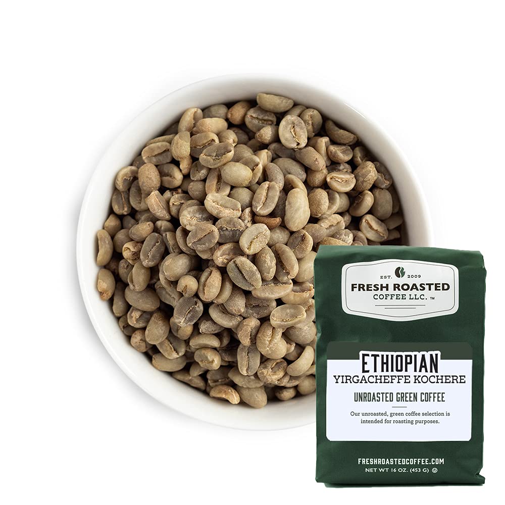 Fresh Roasted Coffee, Unroasted African Home Roasting Starter Kit, Kosher