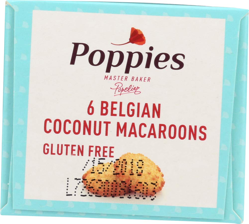 Poppies The Original Traditional Macaroons, Coconut, 6.7 Ounce