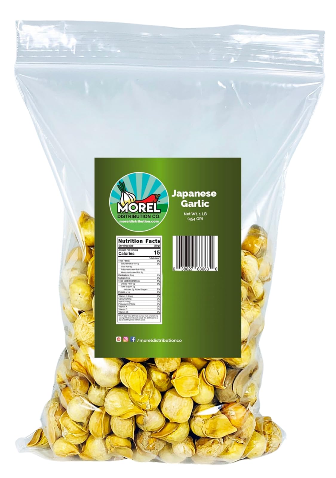 Japanese Garlic, (Ajo Japones) Ajo Chino. (100% Natural) 1 LB.