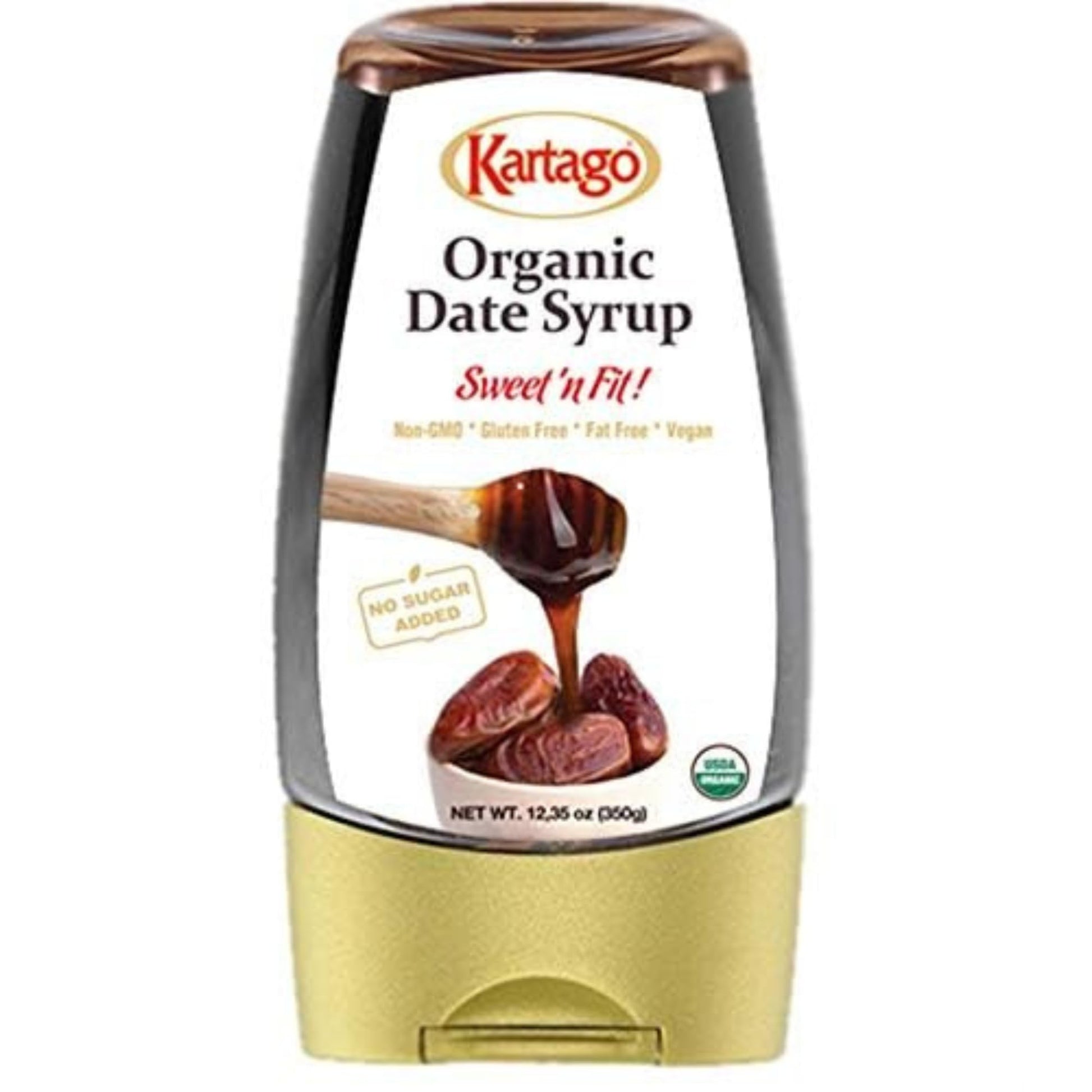 Date Syrup - Organic Date Syrup - Vegan, Kosher, Gluten Free, No Added Sugar - Healthy Natural Sweetener, from Kartago - 12.35 o