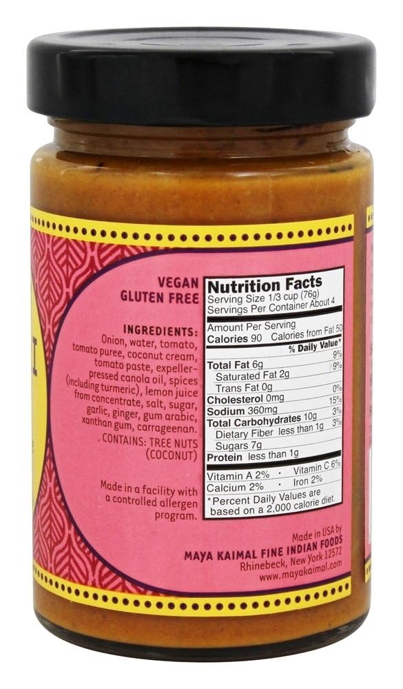 Maya Kaimal Sauce Smmr Kashmiri Curry