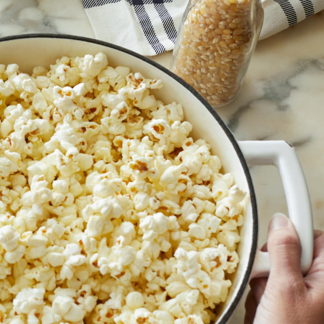 DELL COVE SPICES Mushroom Popcorn Kernels - Gourmet Stovetop Popping - 32 Ounce - Tan
