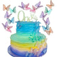 Edible Butterflies For Cake Decorating Set Of 24-2'' Big Size Cake And Cupcake Toppers, Butterfly Cake Toppers