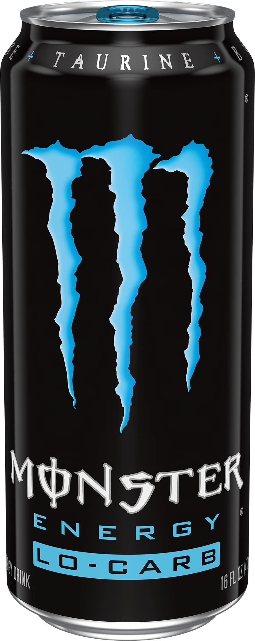 Monster Energy, Lo-Carb Monster, Low Carb Energy Drink, 16 Ounce (Pack of 12)