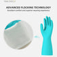 Pacific Ppe 4 Pairs Reusable Dishwashing Cleaning Gloves With Latex Free, Cotton Lining, Kitchen Gloves, Green, Large