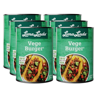 Loma Linda - Plant-Based - Vege Burger (15 oz.) (Pack of 6)
