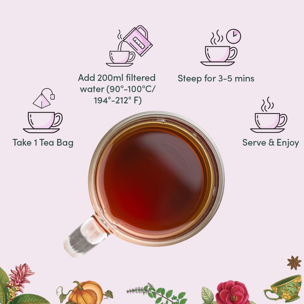 Vahdam, Classic Tea Advent Calendar 2025 | 24 Unique Flavor In Individually Wrapped Pyramid Tea Bags In Classic Box | Assorted Tea Gift Set | Advent Calendar 2025 Gifts For Women & Men