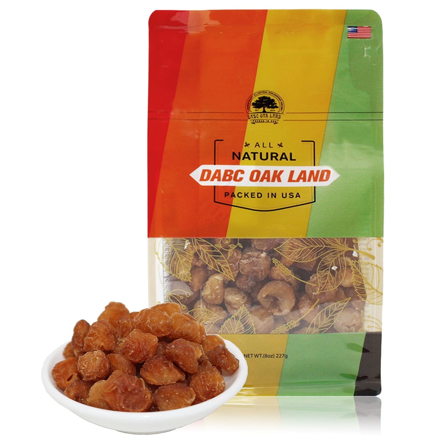 Dol Natural Dried Longan 100% Fruit Meat,Thailand Sun Dried Longan,泰國桂圓幹/龍眼乾 8Oz=227G …