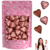 Fruidles Valentine s Milk Fudge Chocolate Hearts, Milk Creamy Chocolaty Hearts, Holiday Treats, Individually Wrapped Foils, Kos