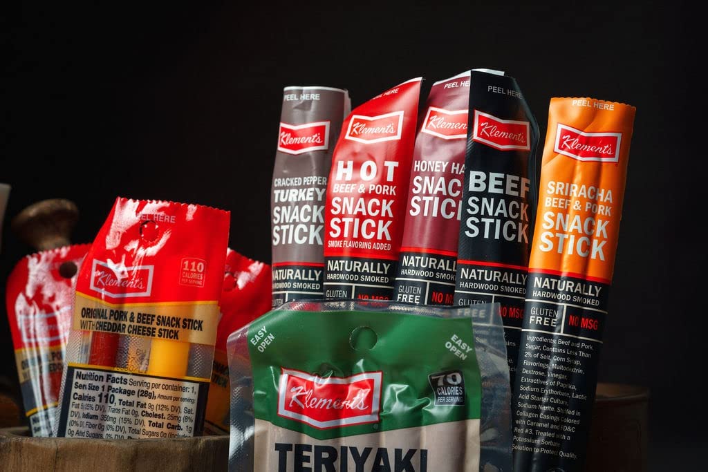 Jerky Gift Basket For Men - 52Pc Jerky Variety Pack Of Beef, Pork, Turkey, & Ham Snack Sticks - High Protein Healthy Snack - Uni