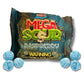 LYZAS SWEETS & TREATS Barnetts Mega Sour Bombs - Extremely Sour Candy - 3.2 oz Bag - Blue Raspberry