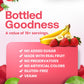 Dr. Smoothie 100% Crushed Strawberry Banana - No Added Sugar, Made With Real Fruits/Fruit Juice - Vegan, No Artificial Colors Or