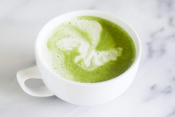 Sweet Matcha Latte Green Tea Powder Japanese Mix 12Oz With Electric Milk Frother