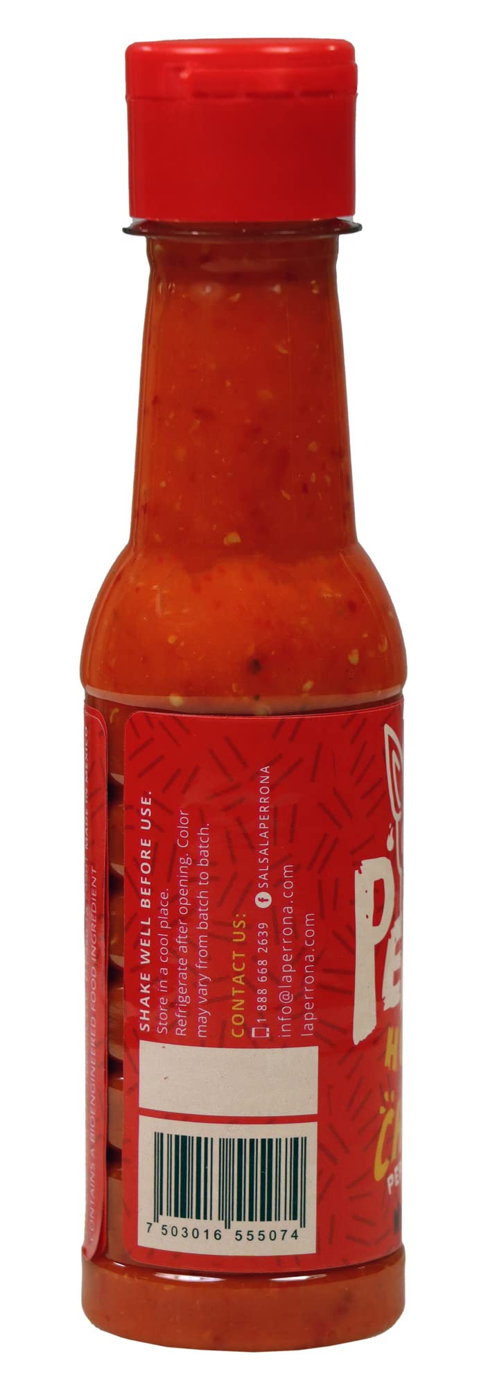 La Perrona Chiltepin Hot Sauce 5 Ounce Bottle | Red Chiltepin Pepper Salsa Picante | Extra Spicy | Handmade 5Oz (Pack Of 3)