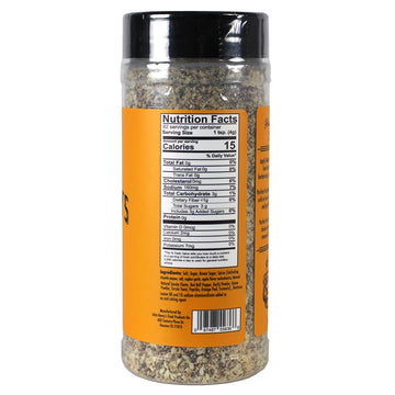 John Henrys Aloha Chicken & Fish Rub Blend, Ginger Sesame Garlic, 10.5 Oz Bottle, Tan