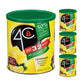 4C Reduced Sugar Powdered Drink Mix Canisters, Iced Tea 3 Pack, 28 Quarts, Family Sized Canister, Thirst Quenching & Refreshing 