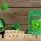 Saint Patrick'S Day 1820 Clover Shamrock Lephrchaun Chocolate Green Coins, Premium Belgian Nut-Free Milk Chocolate, Kosher (1820