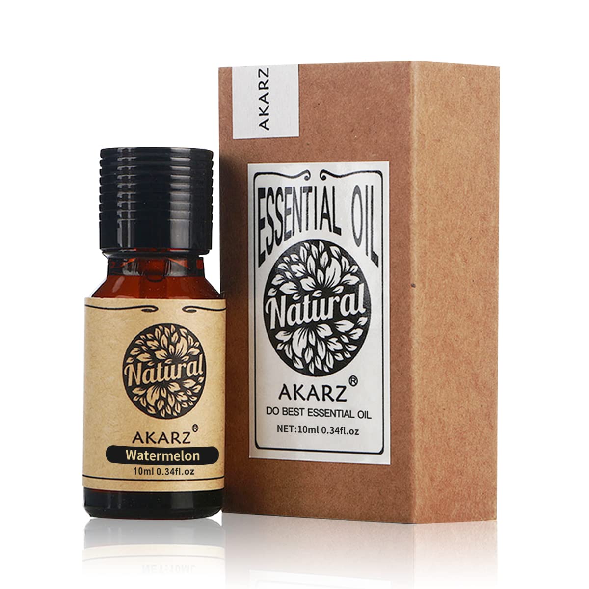Akarz Watermelon Essential Oil Natural Organic Pure Watermelon Oil For Skin Body Hair Care, Candle,Soap,Making, Diy,Massage Arom