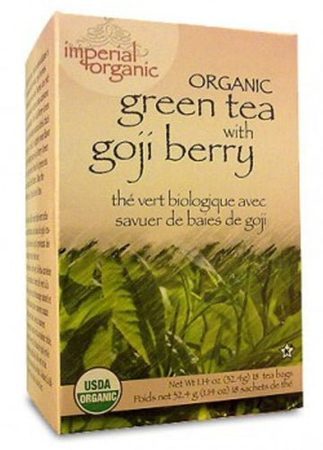 Uncle Lee's Imperial Organic Tea - Green Goji Berry, 18-Count (Pack of 4)