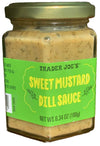 Trader Joe Sweet Mustard Dill Sauce, 6.34 ounces (180 grams)