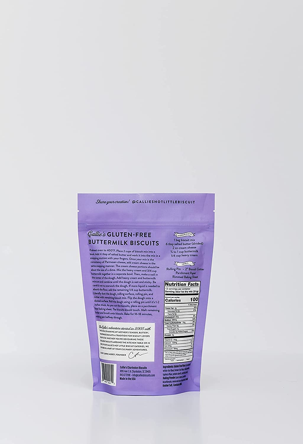 Callies - Mix Gluten Free Biscuit Buttermilk - Case Of 12-13 Oz