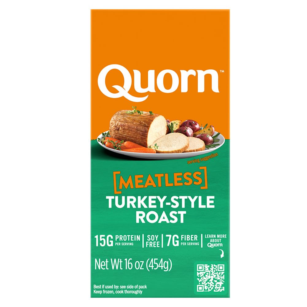 Quorn, Roast Meatless Turkey Style, 16 Ounce (Frozen)