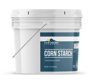 Earthborn Elements Corn Starch 2 Gallon Bucket, Thickening Agent, Cooking & Baking Staple, Cleaning