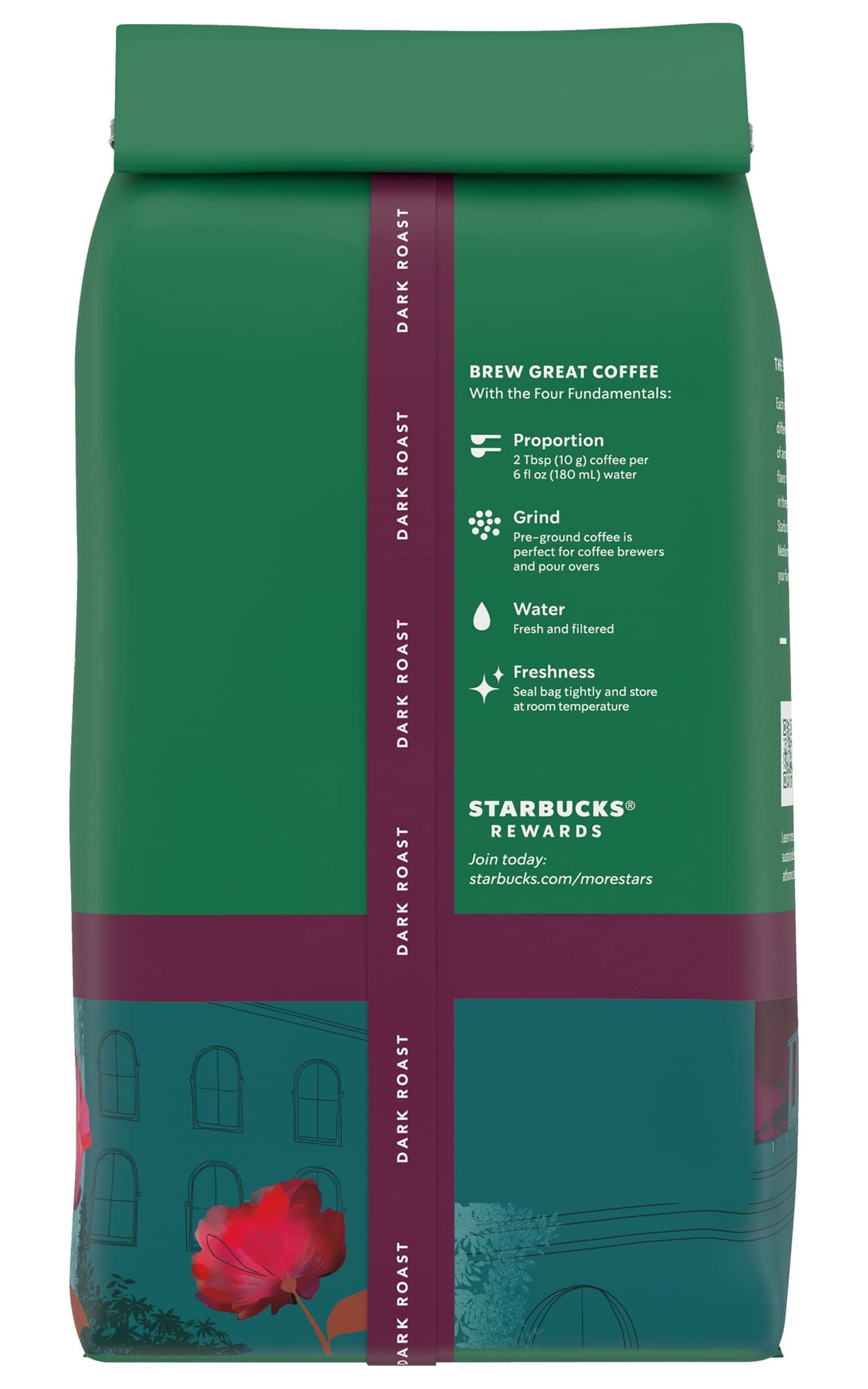 Starbucks Decaf Ground Coffee, Caffè Verona, Dark Roast Decaffeinated Ground 100% Arabica Coffee, Notes Of Dark Cocoa & Caramelized Sugar, 12-Ounce Bag (Pack Of 2)