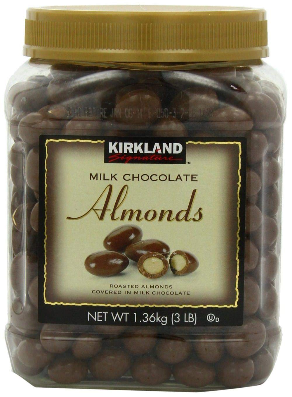 Kirkland Signature, Milk Chocolate Almonds, (Family Bundle), 1.36 Kg