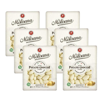 La Molisana Potato Gnocchi 6-Pack - Authentic Italian Gnocchi, Soft & Delicate, Cooks in 2 Minutes (6 x 1lb Bags)