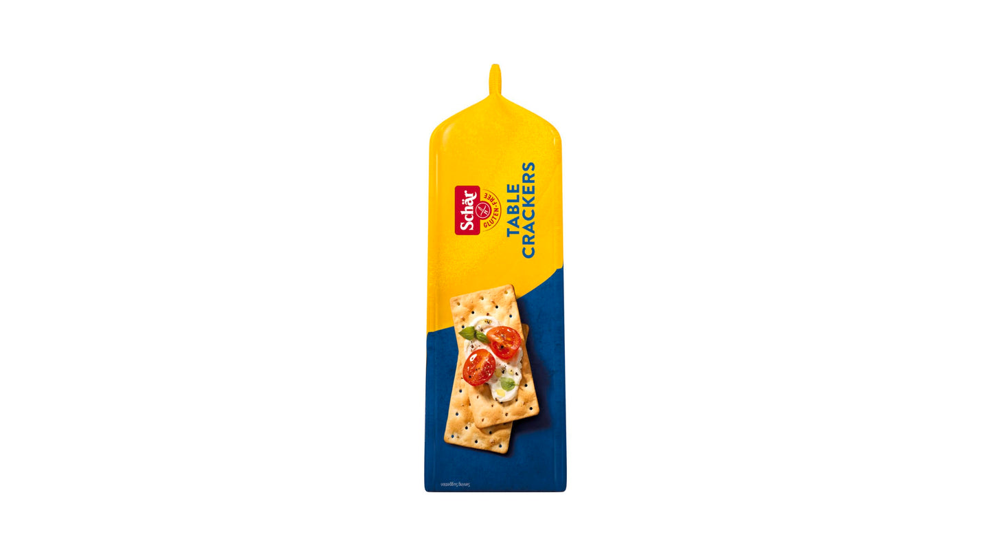 Schar Original Table Crackers 5-Pack - Light, Saltine-like Crackers, Perfect for Gluten-Free Pantries - Versatile Snack or Soup