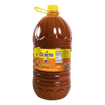 El Chilerito Sauce Chamoy Mango Flavor 5L/ 166.6 Fl. Oz - For Garnishing Fruits And Snacks, Kosher