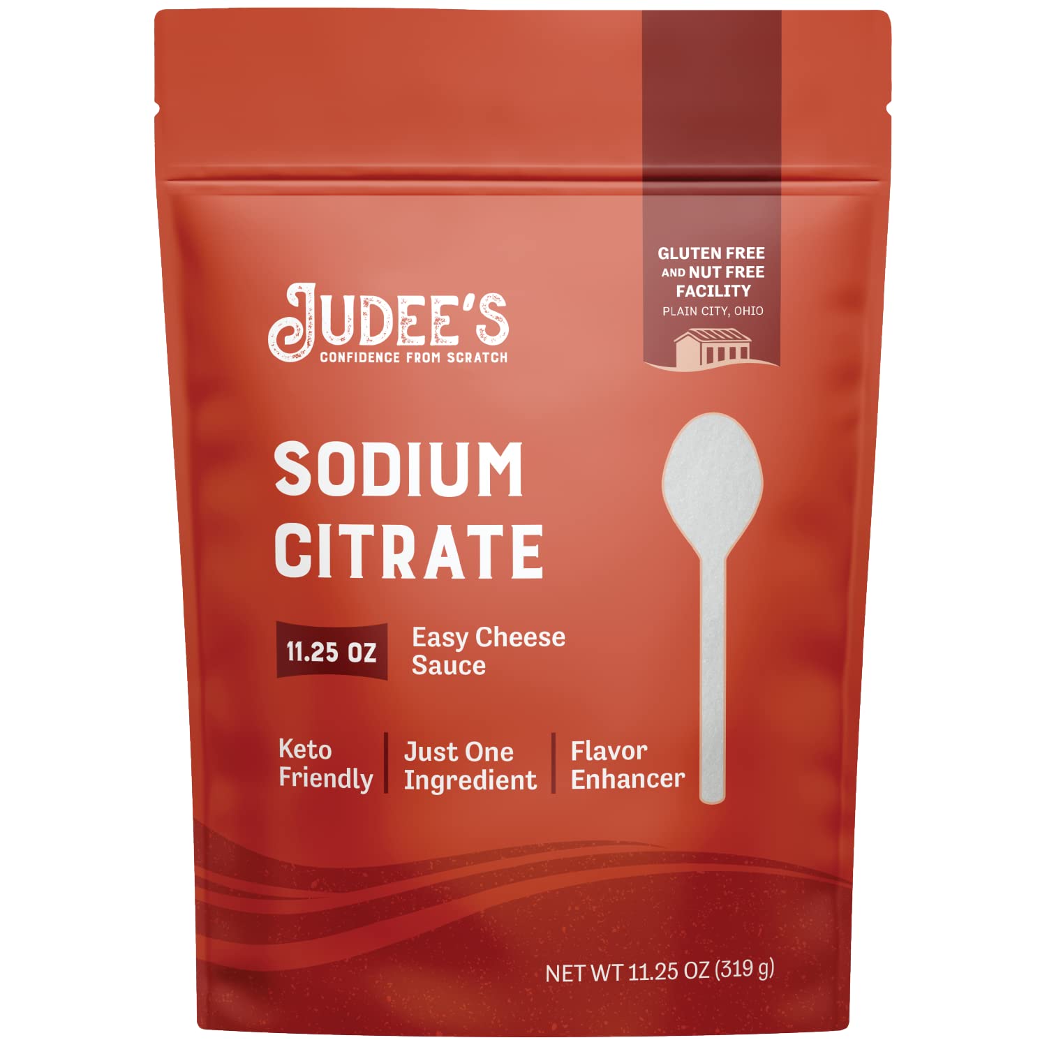Judees Sodium Citrate 11.25 oz - 100% Non-GMO, Keto-Friendly - Gluten-Free and Nut-Free - Food Grade - Great for Molecular Gastr