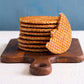 Daelmans Stroopwafels Dutch Waffles, Soft Toasted Caramel, 8.11oz, Kosher Dairy, Authentic Made in Holland, 1 Box