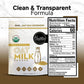 Healthier Comforts Oat Milk Powder - Gluten-Free, Vegan, USDA Organic, 7oz