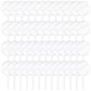 50 Pieces 2 Inch Round Acrylic Cupcake Toppers Blank Cupcake Stick Toppers Clear Mini Diy Cake Topper For Birthday Festival Part