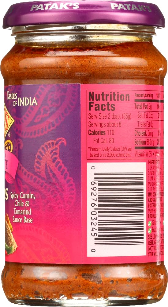 Patak Madras Curry Paste, 10-Ounce Bottle (Pack of 4)