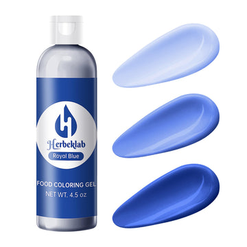 Royal Blue Gel Food Coloring 4.5 oz Professional Grade Royal Blue Food Dye Concentrated Gel Food Coloring for Icing Baking Cake 