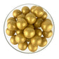 Color It Candy Shimmer Gold 1 Inch Gumballs 2 Lb Bag - Perfect For Table Centerpieces, Weddings, Birthdays, Candy Buffets, & Party Favors.