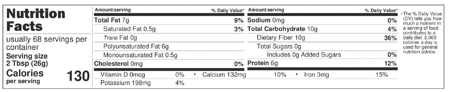 Cereausly Organic Black Chia Seeds In Bulk | 4 Lb | Non-Gmo | Kosher | Gluten-Free | Vegan