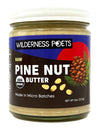 Wilderness Poets, Pine Nut Butter - Organic, Raw, 100% Pine Nuts (8 Ounce) - No Salt, No Sugar, Creamy & Buttery - Glass Jar