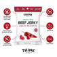Think Jerky Beef and Turkey Jerky Variety Pack  Original  Sweet Chipotle  Sriracha Honey  Sesame Teriyaki  Healthy Jerky Snack  Healthy Meat Snack  Low Calorie Low Fat - 1.0 oz Bags  16 Pack