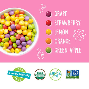 Yumearth Organic Easter Giggles Chewy Candy - Allergy Friendly (Top 9 Free), No Artificial Dyes Or Flavors, Non Gmo, Gluten Free