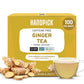 HANDPICK Ginger Tea Bags - 100 Herbal Teabags, Authentic Indian, Caffeine Free, Eco-Conscious, Soothing & Spicy Blend