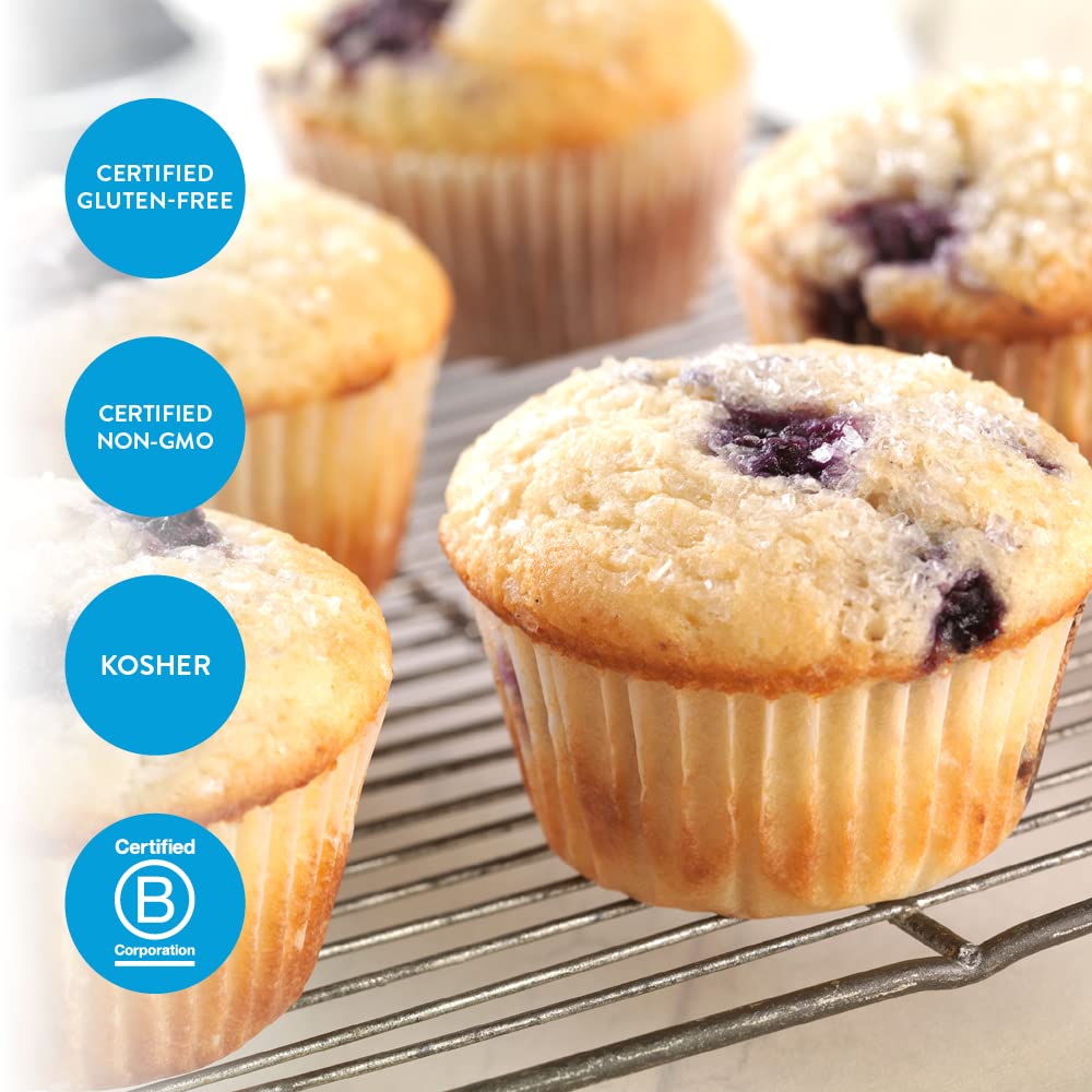 King Arthur Muffin Mix, Gluten Free, 16-Ounce (Pack of 6), White