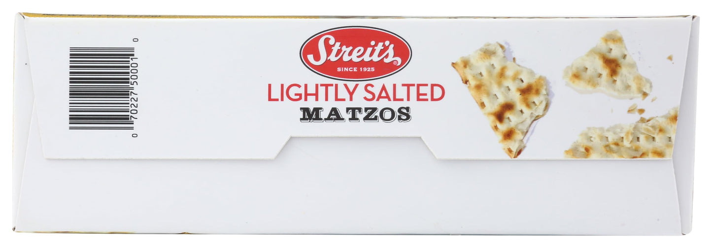 Streits, Matzos Lightly Salted, 11 Ounce