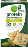 Simple Truth Protein Crisp Crackers, Dill Pickle Flavor, Non-GMO, 10g Protein, 6g Fiber, 4.25 oz (2 Pack)